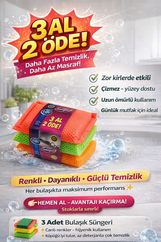 Life Magic Sünger 3 Al 2 Öde