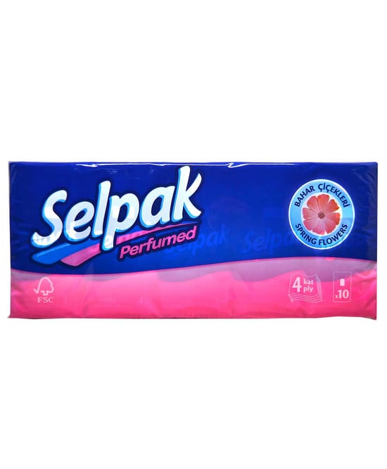Selpak Kağıt Mendil 10'lu Bahar Çiçekleri
