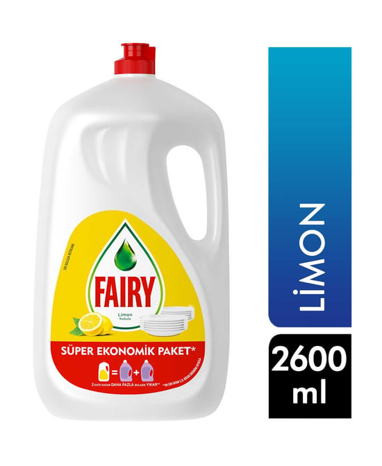Fairy Sıvı Bulaşık Deterjanı 2600 Ml Limon