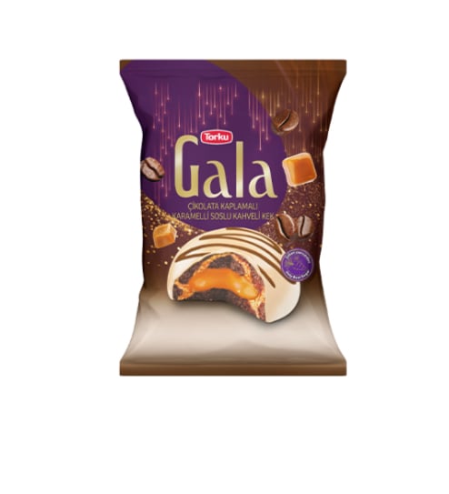 Torku Gala Kahveli Soslu Gold Çikolata Kaplamalı Kek 45 Gr