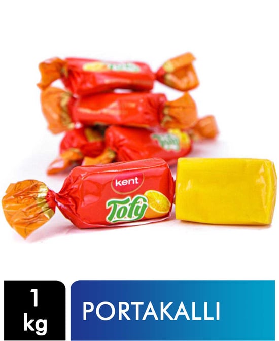 Kent Tofy Bayram Şekeri 1 Kg Portakallı
