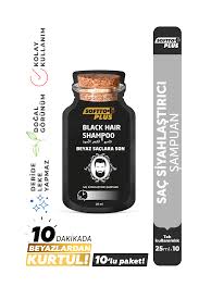 Softto Plus Saç Siyahlaştırıcı Şampuan Boya 25ml