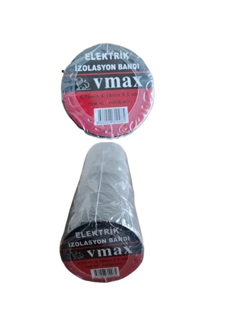 Vmax Elektrik Bandı 10lu 0,15mm / 18mm / 5yrds.