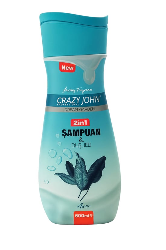 Crazy John Şampuan & Duş Jeli Aurora 600 Ml