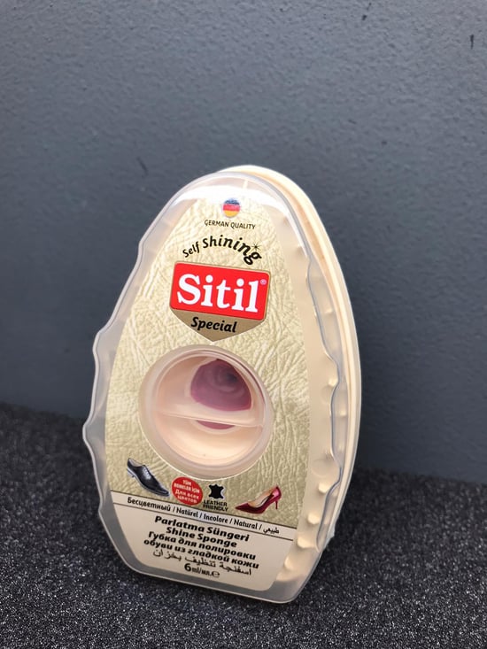 Sitil Rezarvuarlı Special Parlatma Süngeri Siyah