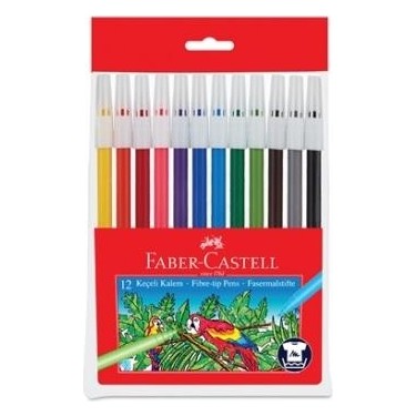 Faber-castell Keçeli Kalem 12 Renkli