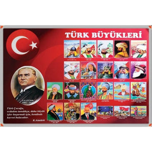 Türk Büyükleri Köşesi (alüminyum Çerçeve)