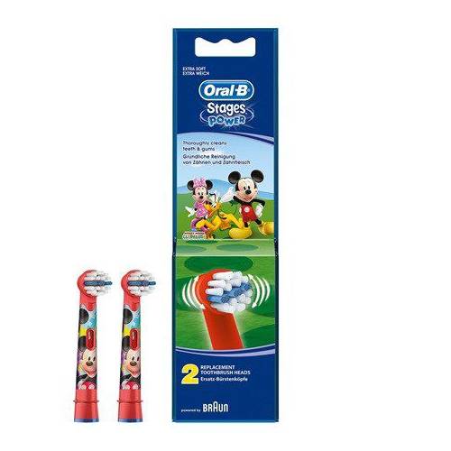 Oral-b Micky Mouse Profesyonel Diş Fırçası Yedeği 2'li