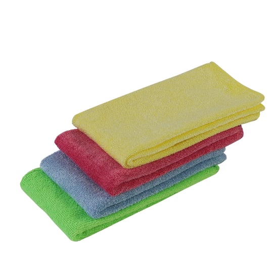 Ateks 40x40 İpeksi Parlak Karışık Renkler Mikrofiber Bez Temizlik Bezi