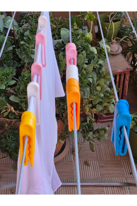 Long Way Çok Amaçlı Çamaşır ve Paket Mandalı 20'li Paket