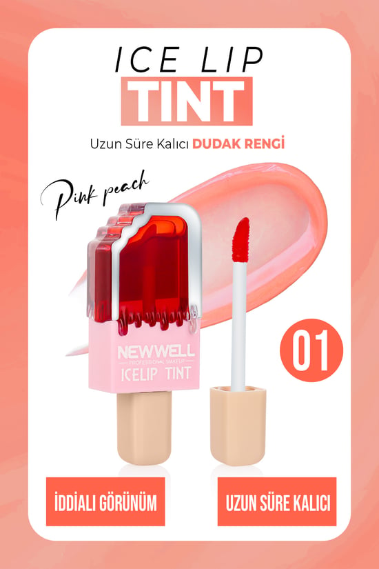 New Well Ice Lip Tint Pink Peach 01 6 Ml