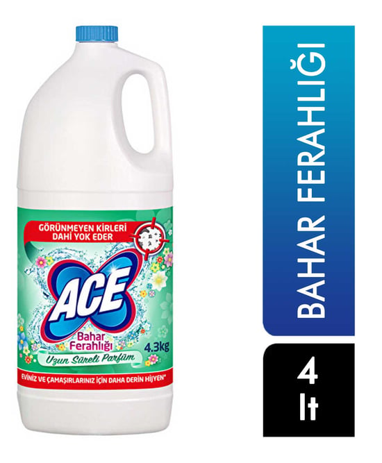 Ace Çamaşır Suyu 4 Lt Bahar Ferahlığı