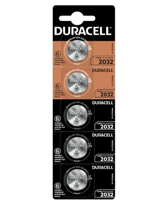 Duracell Düğme Pil Hsdc 2032 5'li Kartela