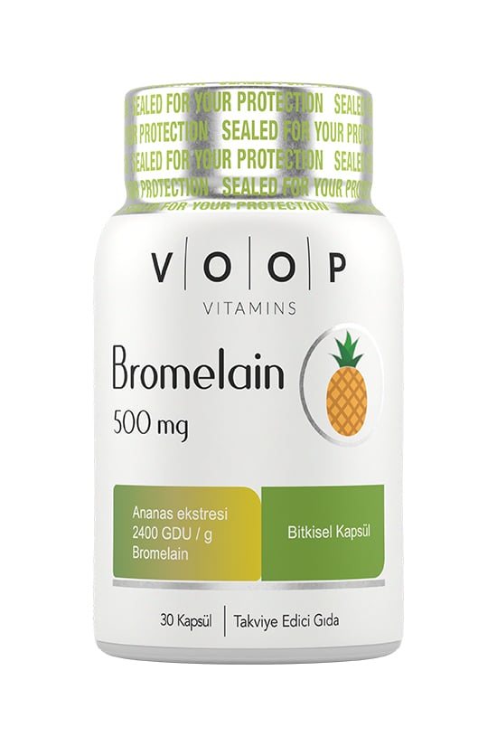 Voop Bromelain 500 Mg Vegan 30 Kapsül