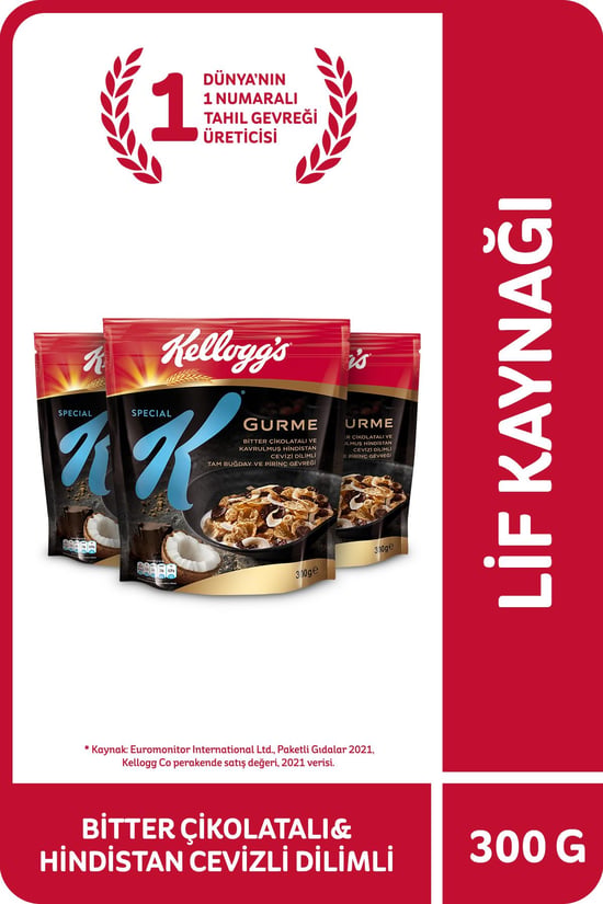 Kellogg's Special K Bitter Çikolatalı&hindistan Cevizi Dilimli 300 Gr