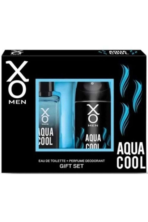 Xo Parfüm Seti Aqua Cool Men Erkek 100ml Edt 150ml Deodorant